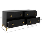 Commode moderne à 4 tiroirs Claudette