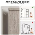 Commode de chambre à coucher avec 7 tiroirs, chiffonnier en bois pour placard, meuble de rangement pour couloir, salon et bureau