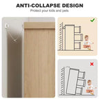 Commode de chambre à coucher avec 7 tiroirs, chiffonnier en bois pour placard, meuble de rangement pour couloir, salon et bureau