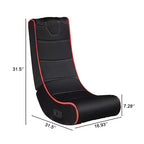 Chaise de jeu pliante au sol Bluetooth Claudia avec haut-parleurs intégrés
