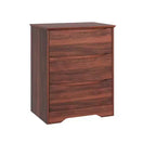 Commode à 3 tiroirs pour chambre à coucher, commode en bois de 75 cm de haut, petite commode de chevet, organisateur de rangement de vêtements pour chambre à coucher, couloir
