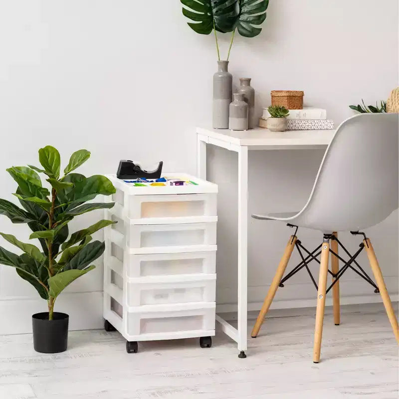 Meuble de rangement à tiroirs avec dessus organisateur