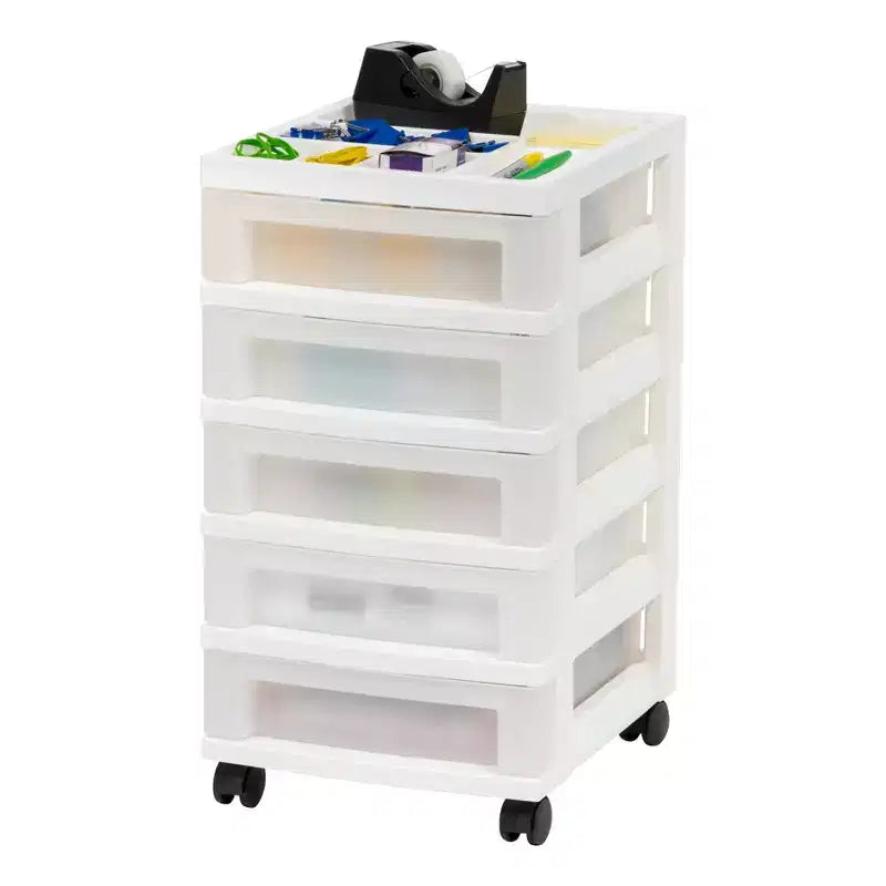 Meuble de rangement à tiroirs avec dessus organisateur