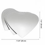 Miroirs Décoratifs Auto-Adhésifs Français pour la Maison (Lot de 4), Disponibles en 8 Formes Uniques