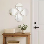 Miroirs Décoratifs Auto-Adhésifs Français pour la Maison (Lot de 4), Disponibles en 8 Formes Uniques
