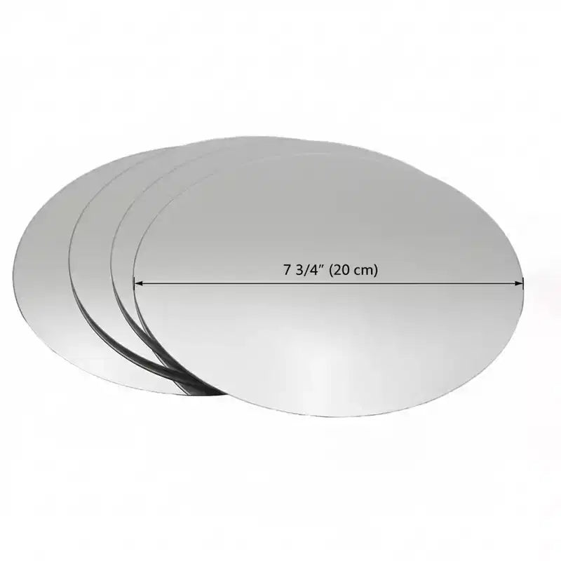 Miroirs Décoratifs Auto-Adhésifs Français pour la Maison (Lot de 4), Disponibles en 8 Formes Uniques