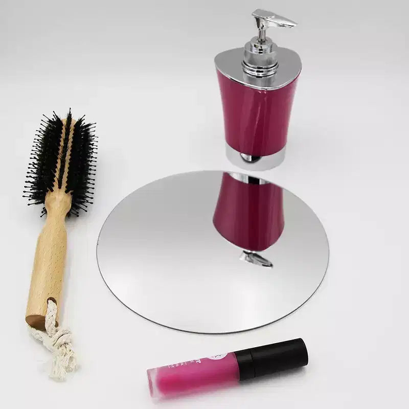 Miroirs Décoratifs Auto-Adhésifs Français pour la Maison (Lot de 4), Disponibles en 8 Formes Uniques