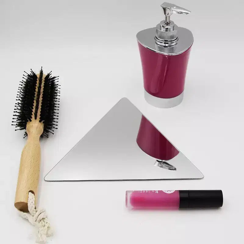 Miroirs Décoratifs Auto-Adhésifs Français pour la Maison (Lot de 4), Disponibles en 8 Formes Uniques