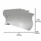 Miroirs Décoratifs Auto-Adhésifs Français pour la Maison (Lot de 4), Disponibles en 8 Formes Uniques