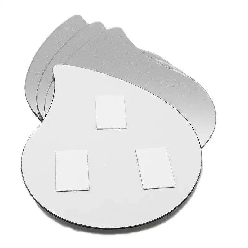 Miroirs Décoratifs Auto-Adhésifs Français pour la Maison (Lot de 4), Disponibles en 8 Formes Uniques