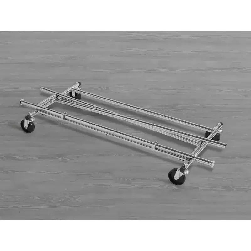 Portant à vêtements réglable sur roulettes